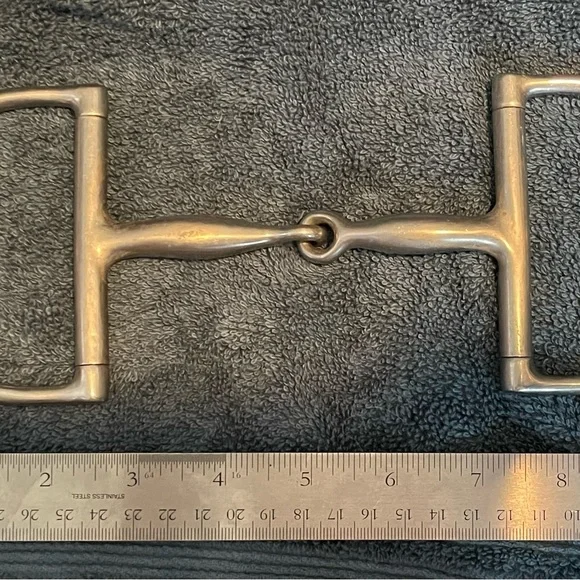 English riding D-Ring Snaffle Bit - Picture 2 of 3